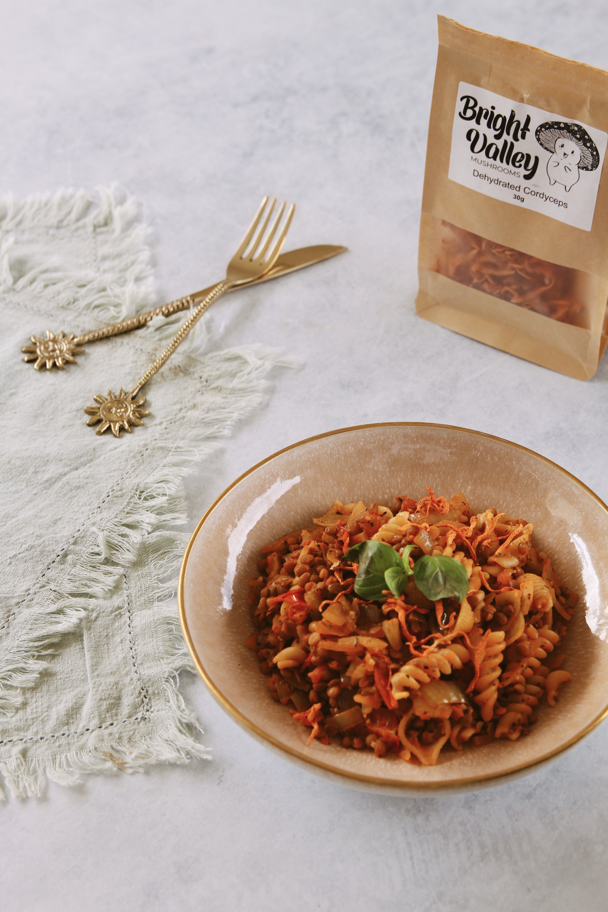 Lentil & Cordyceps Plant-Based Bolognese
