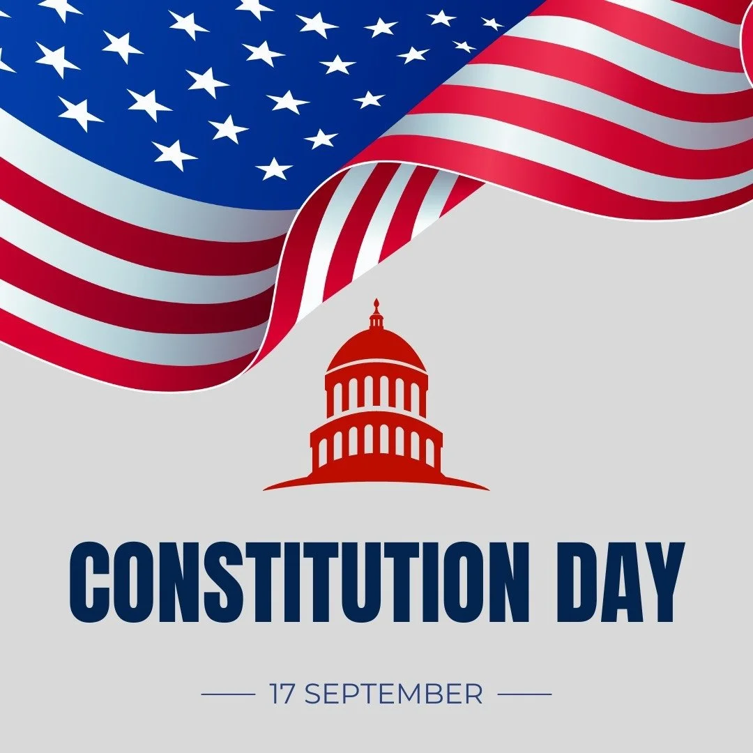 Happy National Constitution Day! 🇺🇸 

Today, we celebrate the enduring principles of liberty, justice, and equality that have guided our nation for 237 years. Let&rsquo;s honor the vision of our Founding Fathers and continue to protect the freedoms