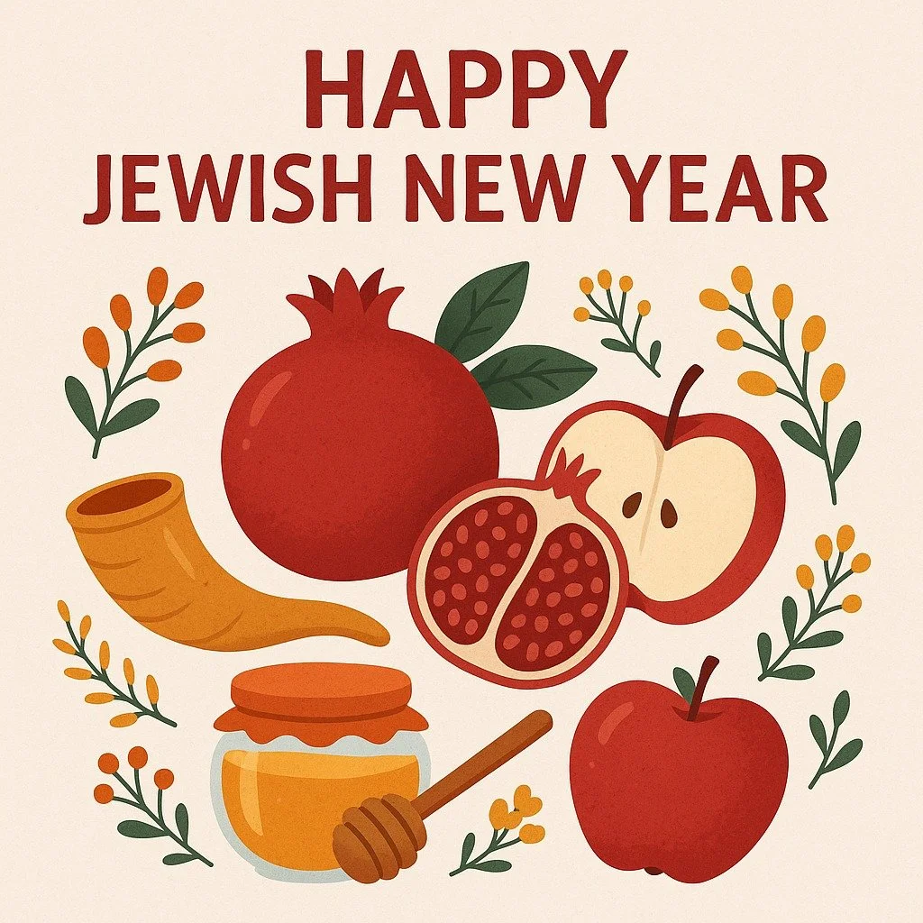 Happy Jewish New Year! Wishing all a sweet, joyful, and meaningful year ahead. Shanah Tovah!