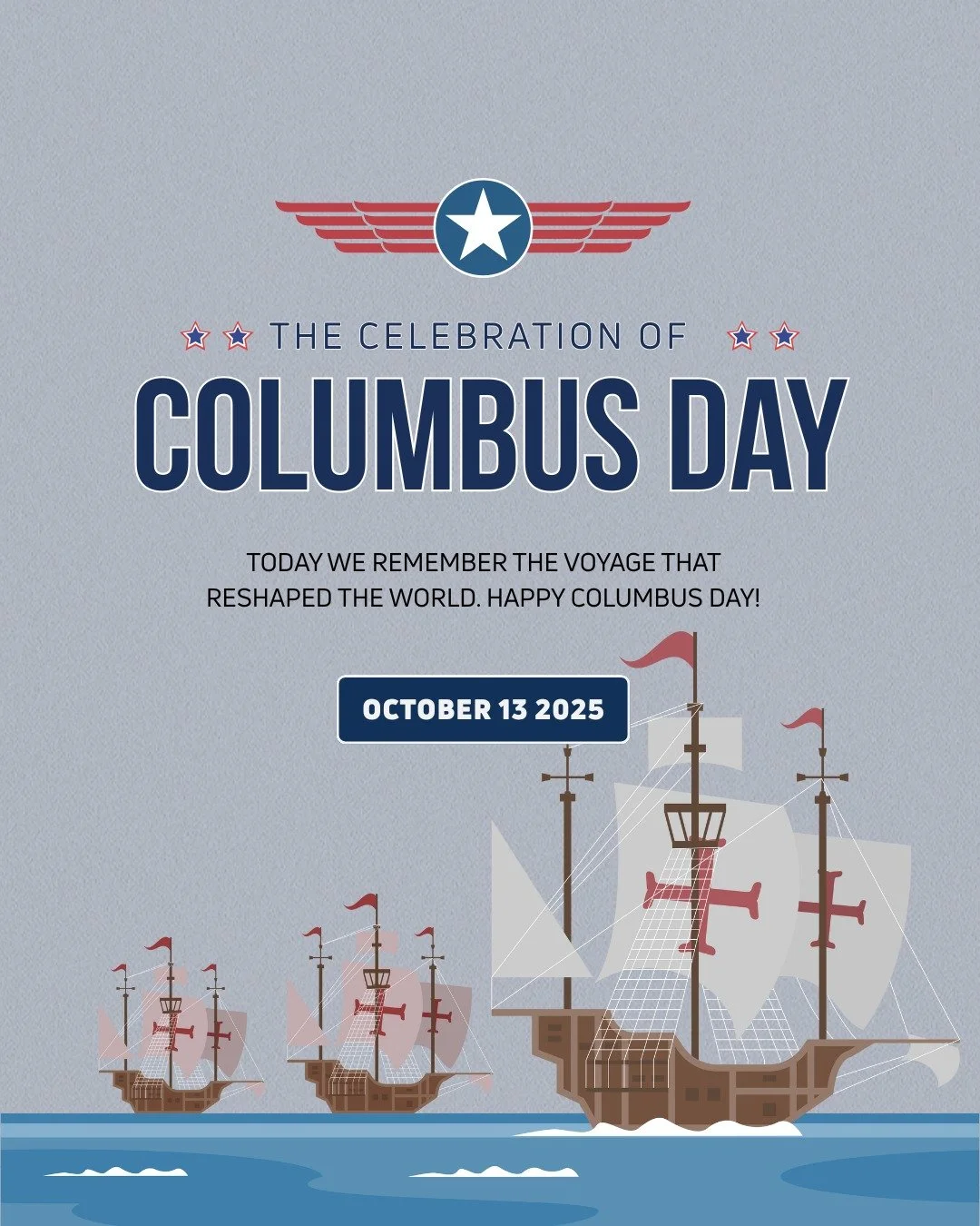 On this Columbus Day, we honor the courage that set a course toward the New World and the American spirit that continues to push us forward. May we always hold fast to the values that make this nation great: faith, freedom, and strength. 🇺🇸