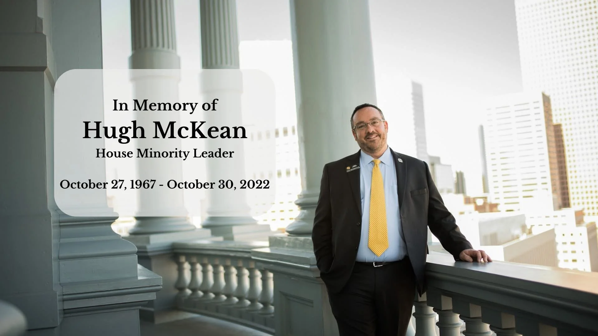 Today, we remember former Minority Leader Hugh McKean, a dedicated public servant who led with kindness, humility, and a deep love for Colorado. Three years later, his legacy of integrity and service continues to inspire us all. 💙