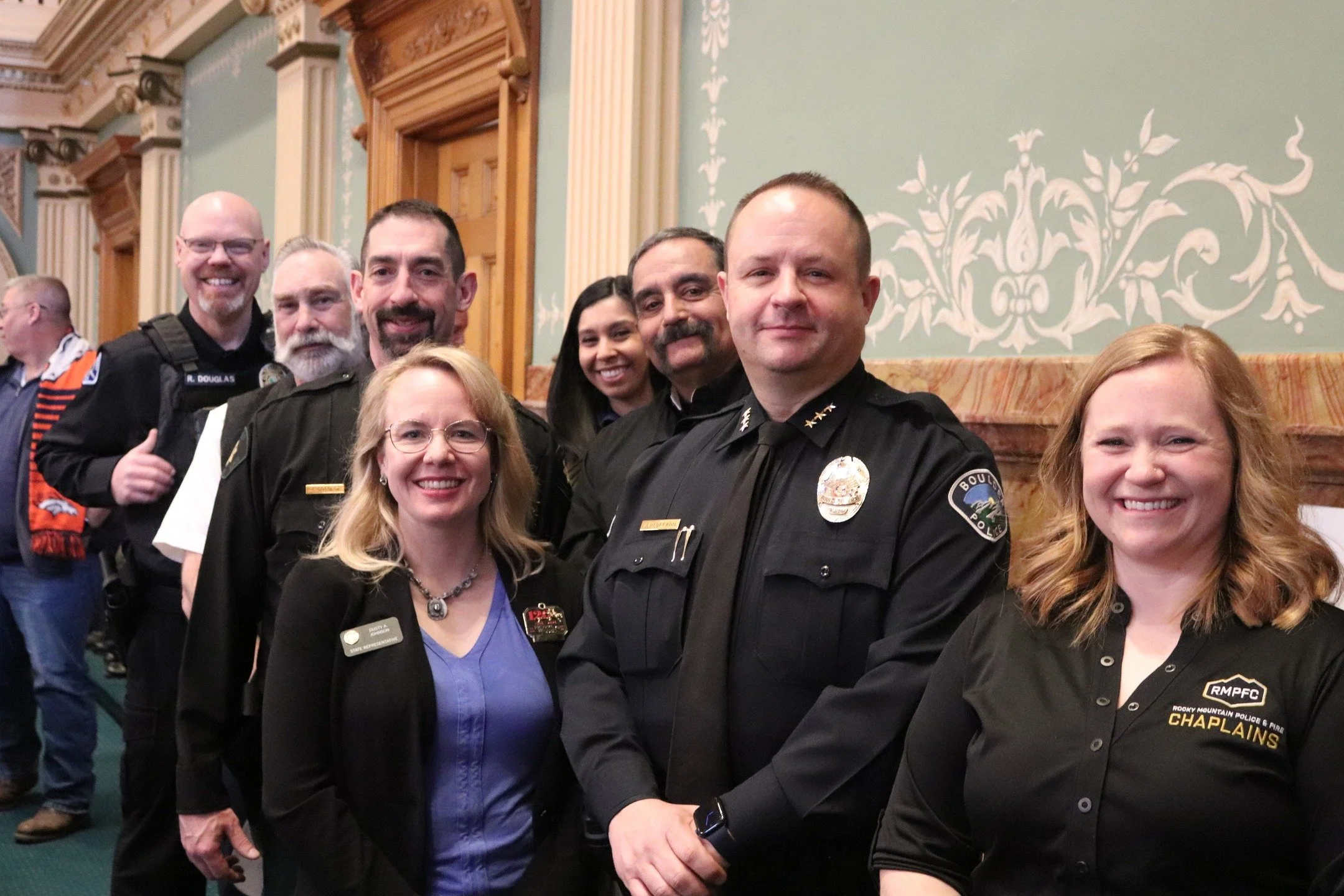 Thank you to @repdustyajohnson for hosting Colorado Emergency Responder Chaplains Day at the Capitol. We are grateful for the chaplains who support those who serve on the front lines.