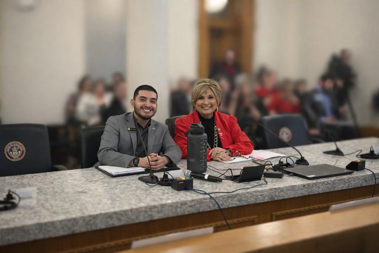 Today, Rep. @officialryangonzalez  passed HB26-1009 through Judiciary Committee. This bill requires Colorado peace officers to conduct and record a standardized lethality assessment at every domestic‑violence incident and immediately connect high‑ris