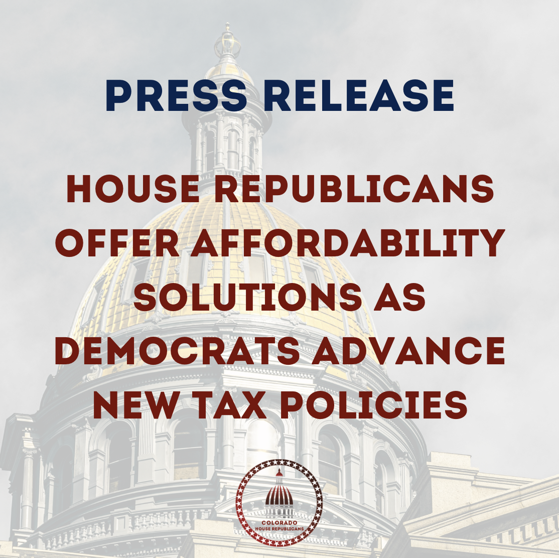 House Republicans Offer Affordability Solutions as Democrats Advance New Tax Policies