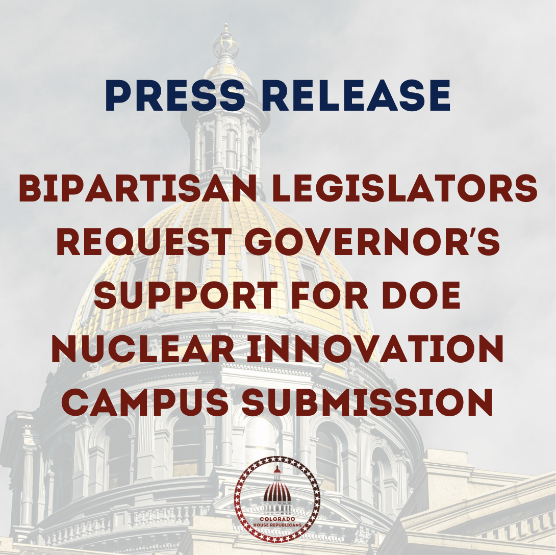 Bipartisan Legislators Request Governor’s Support for DOE Nuclear Innovation Campus Submission