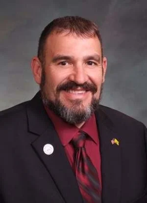 Official portrait of Representative Ty Winter, serving Colorado House District 47 across Baca, Bent, Crowley, Huerfano, Kiowa, Las Animas, Otero, Prowers, and Pueblo Counties; a fourth-generation rancher, rural economic development leader, and strong advocate for agriculture, water, and constitutional rights.