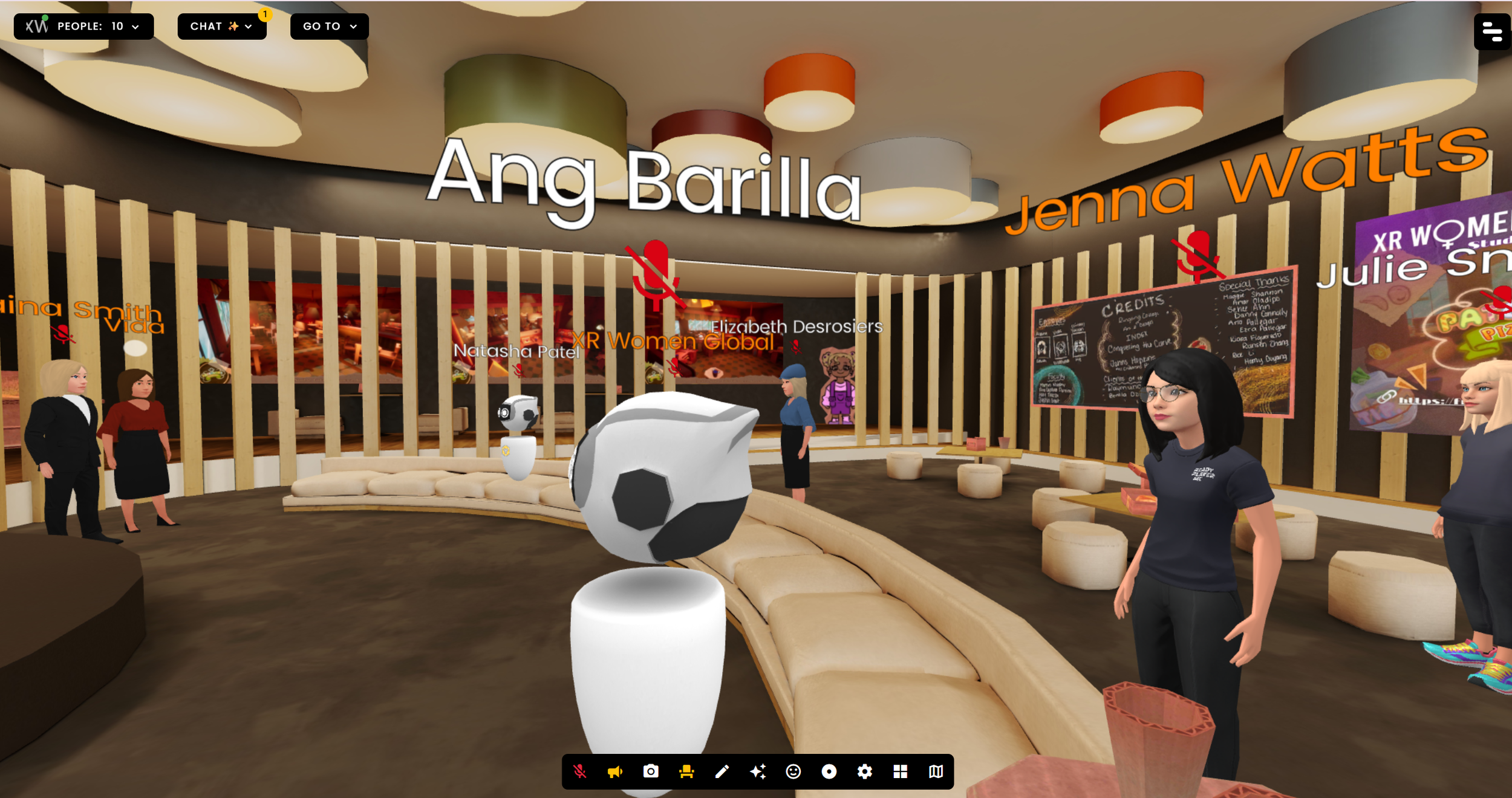 XR Women Student Showcase featuring Ringling College Students Yuxuan "Linda" He, Alaina Smith, and Vida Villanueva, January 16, 2026.