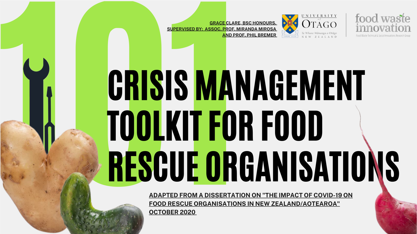 New Resource: Crisis Management Toolkit for Food Rescue
