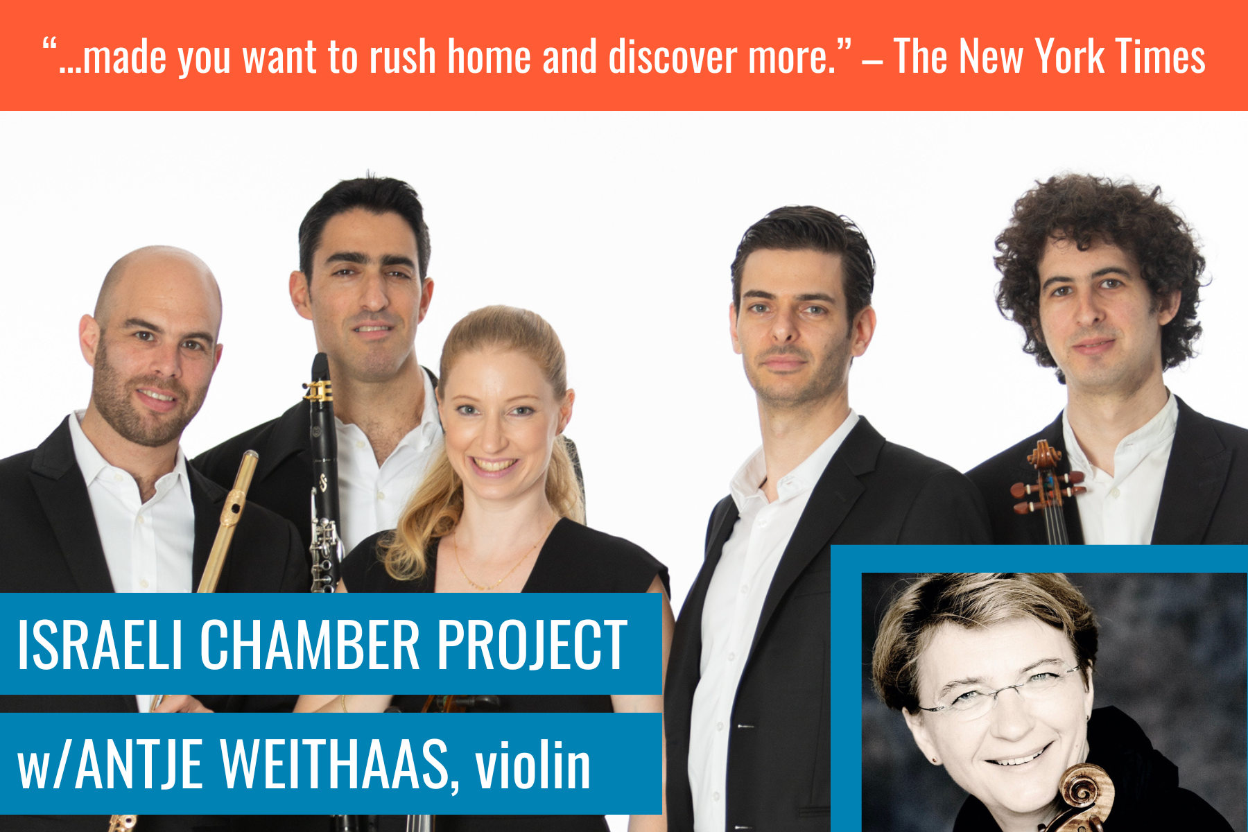 Israeli Chamber Project w/Antje Wiethaas