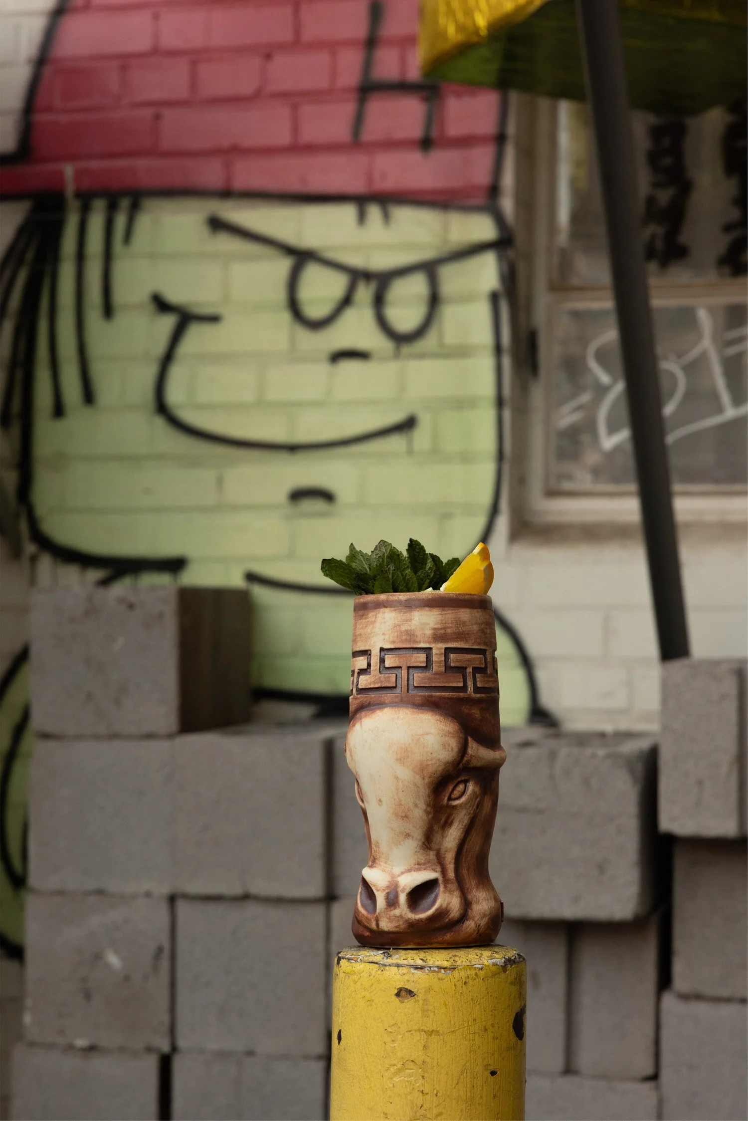 Arizona cocktail and tiki cups