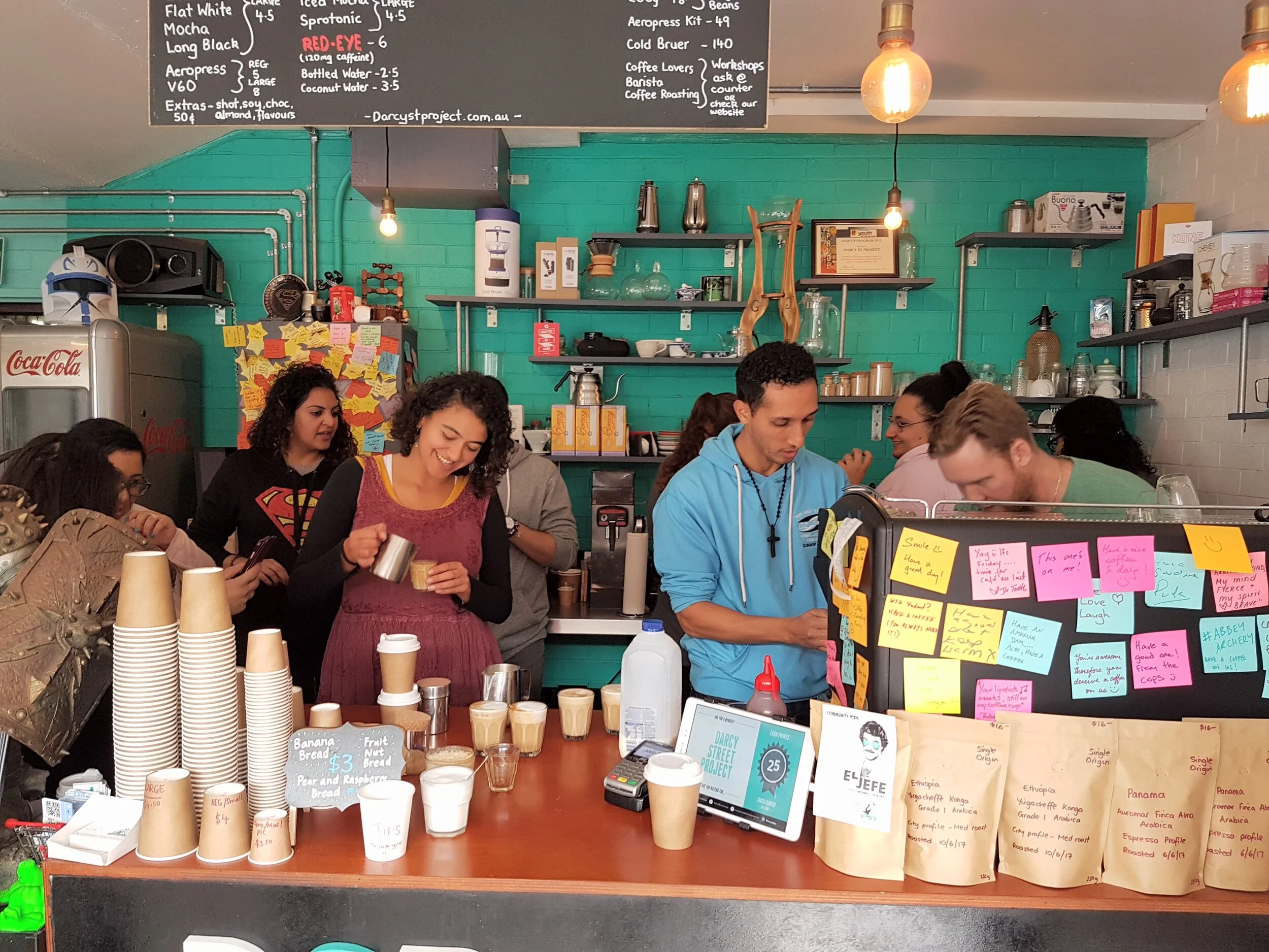 Darcy St. Coffee School, Roastery, Brew Bar Horwood Place, Parramatta