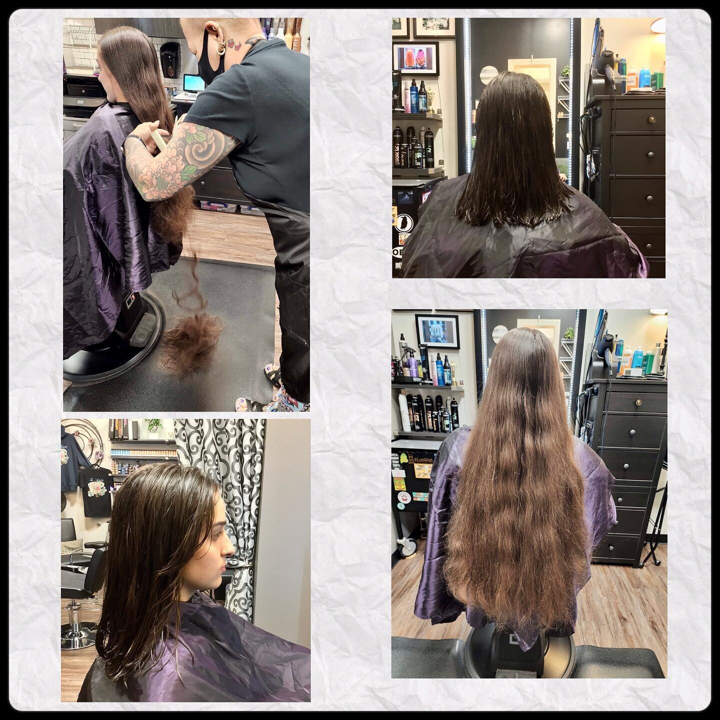 My beautiful client Jessica hasn&rsquo;t had a haircut in over 2 years. It&rsquo;s time for a big chop ✂️ and change for the summer ❤️ #theartistryofjustcin #redken #redkenready #redkenobsessed #ittakesapro #njhairstylist #njbesthair #njcolorist #ame