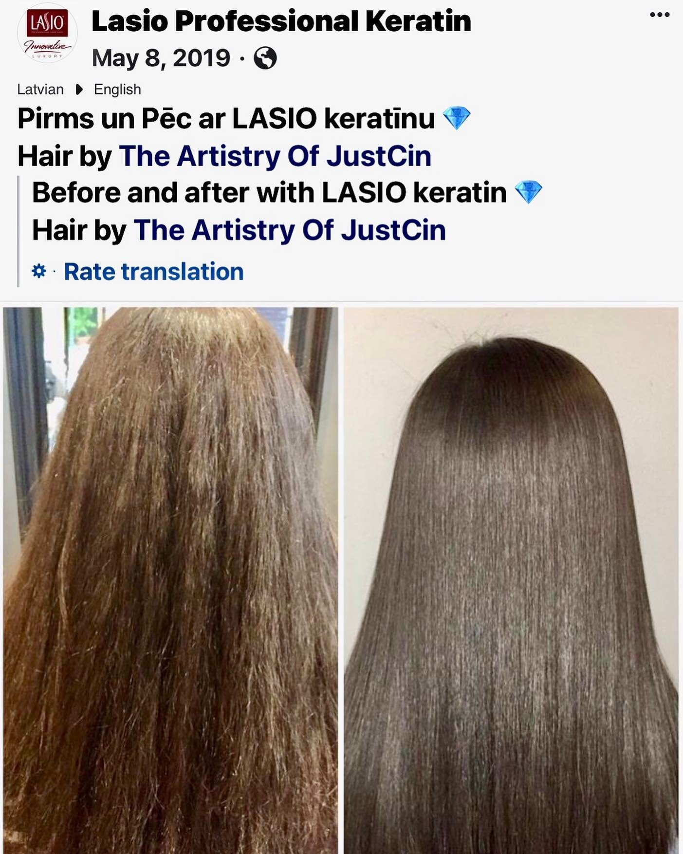 Nothing like a throw back to getting love from my favorite keratin company. 💎 And if you are struggling with frizzy hair. 🤪 If you are flat ironing your hair every day. You are just causing mechanical damage and making your hair even frizzier 😱 Bo