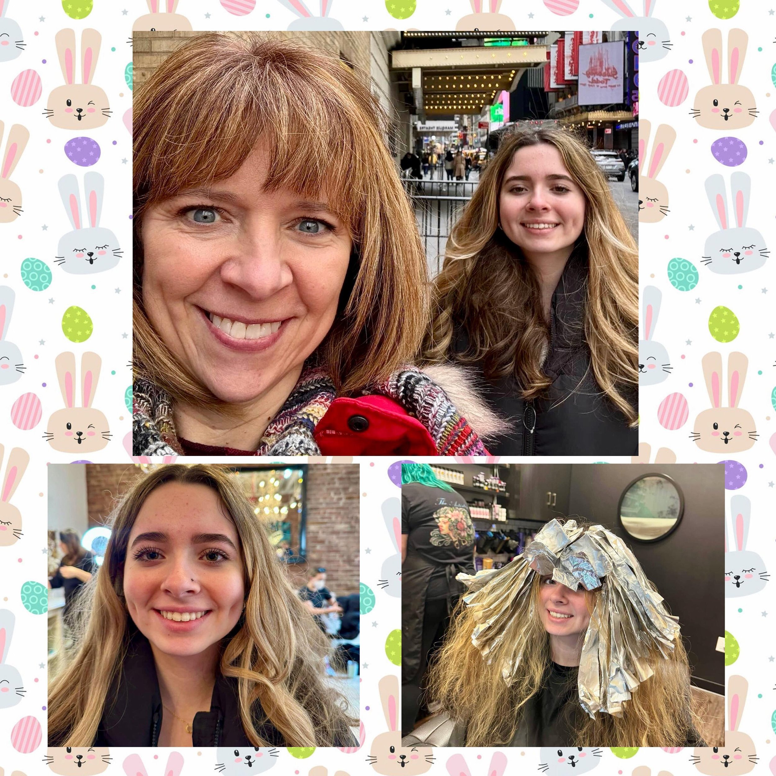 You have to love a mother &amp; daughter day of beauty. Michelle did a root touch up with highlights on Barbara (mom) and a full head balayage with a gloss on Alexis (daughter) 🤍🩷💜💚🤩 We truly have the most beautiful clients 😍 @michellerose_hair