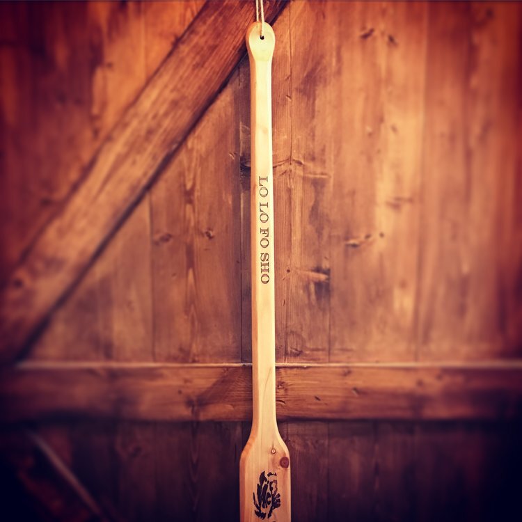 Engraved Crawfish Paddle — VOELTNER WOODWORKING