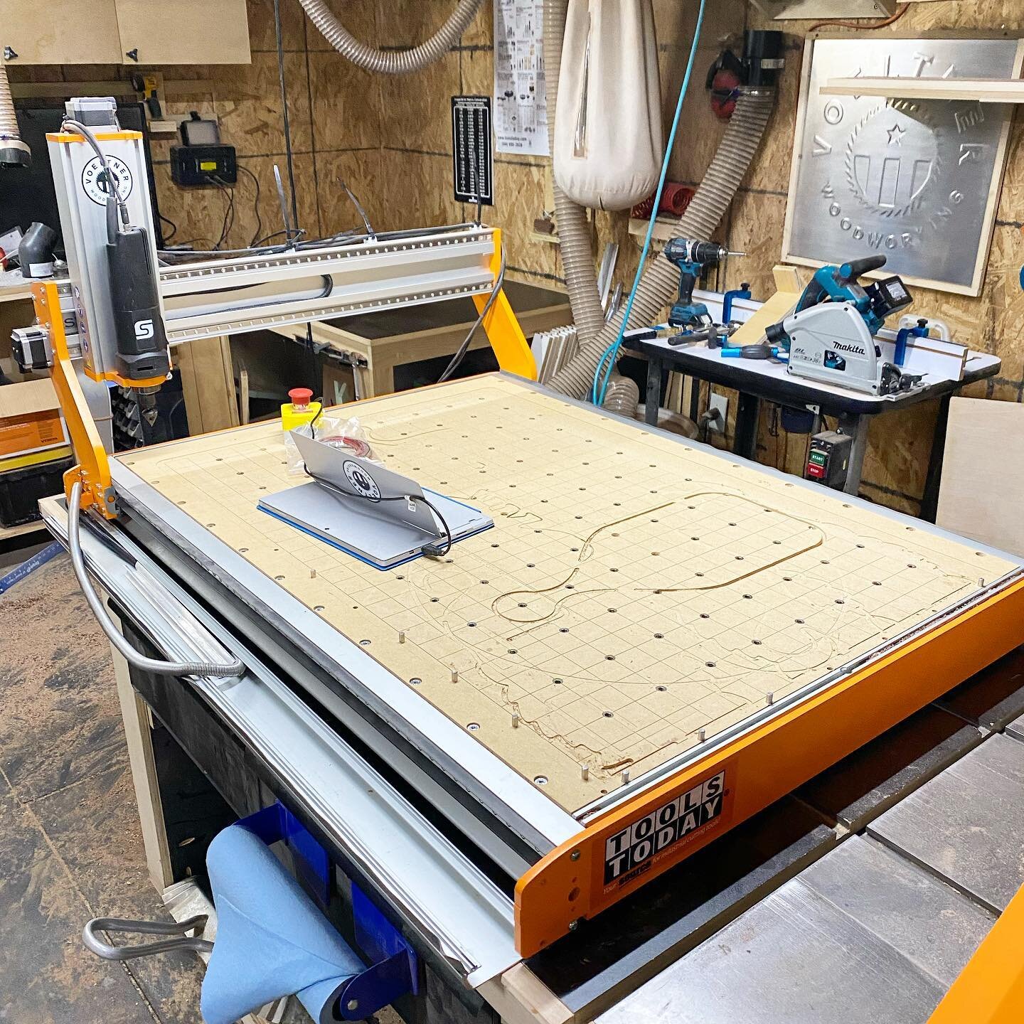 Time for some CNC maintenance today. This process is a little overdue. Getting the Stepcraft M.1000 dialed in a bit. It needed some alignment adjustments and hopefully I can get the LED lights hooked up. Thanks to @baldhead250 for walking me through 