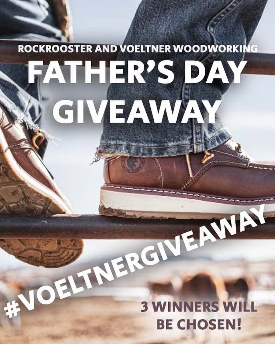 I have teamed up with @rockroosterofficial who is generously giving away a pair of boots to 3 lucky winners for Father&rsquo;s Day! 
.
Here is what you can win (make sure you read the entire post &amp; rules):
.
A pair of the RockRooster AP858 boots!
