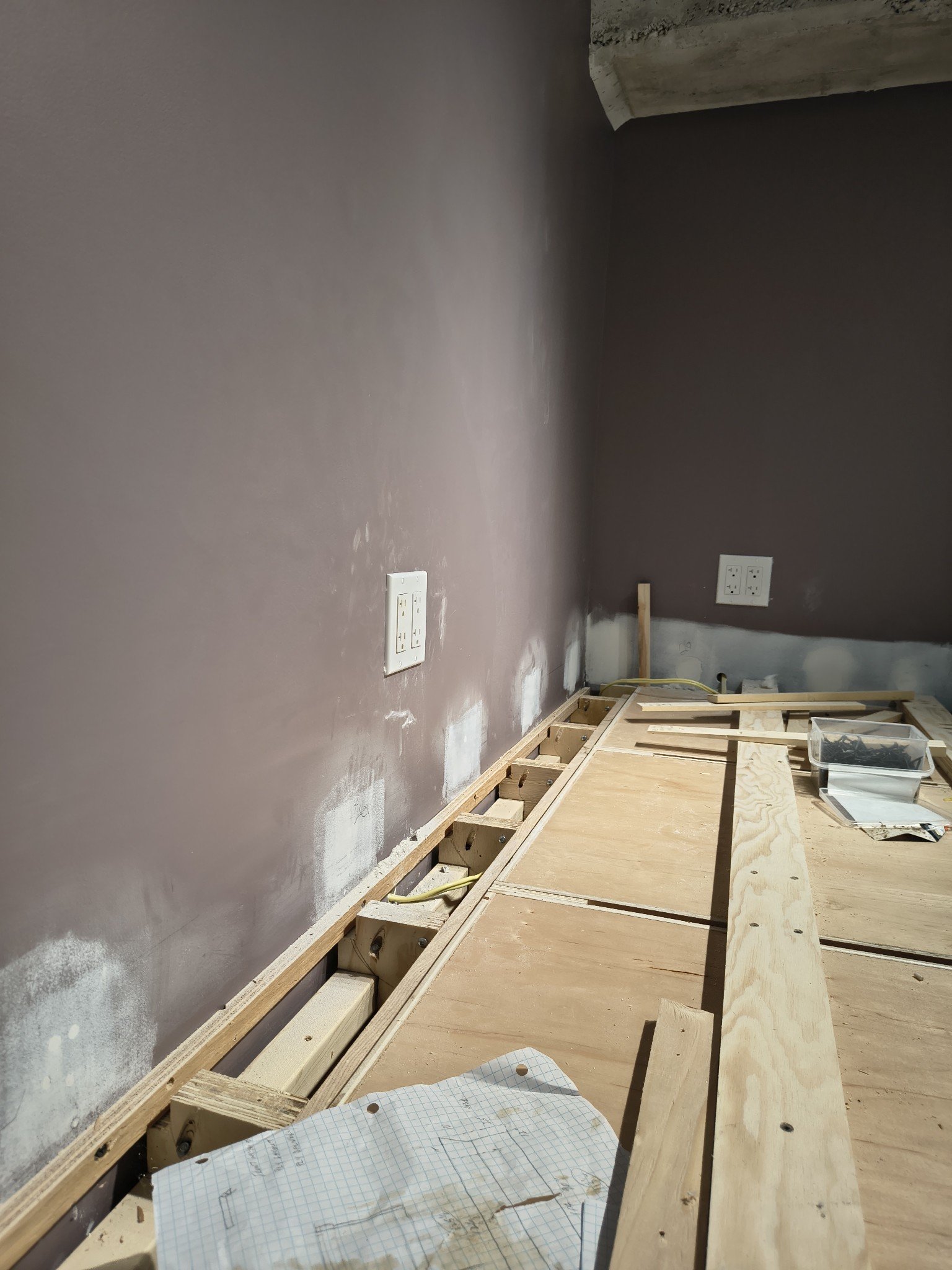 New electrical outlets installed during kitchen renovation in Brockville — Eldridge Electric licensed electricians serving Eastern Ontario