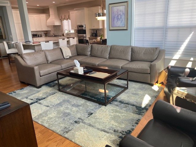 The perfect finishing touch ✨ This custom rug ties adds warmth, texture, and personality to the ❤️ of home⁠
.⁠
.⁠
.⁠
.⁠
.⁠
#homerenovation #njhomes #njhomerenovation #newjerseyinteriordesign #customhomes #luxuryhome #NJhomedesign #NJhomedecor #custom