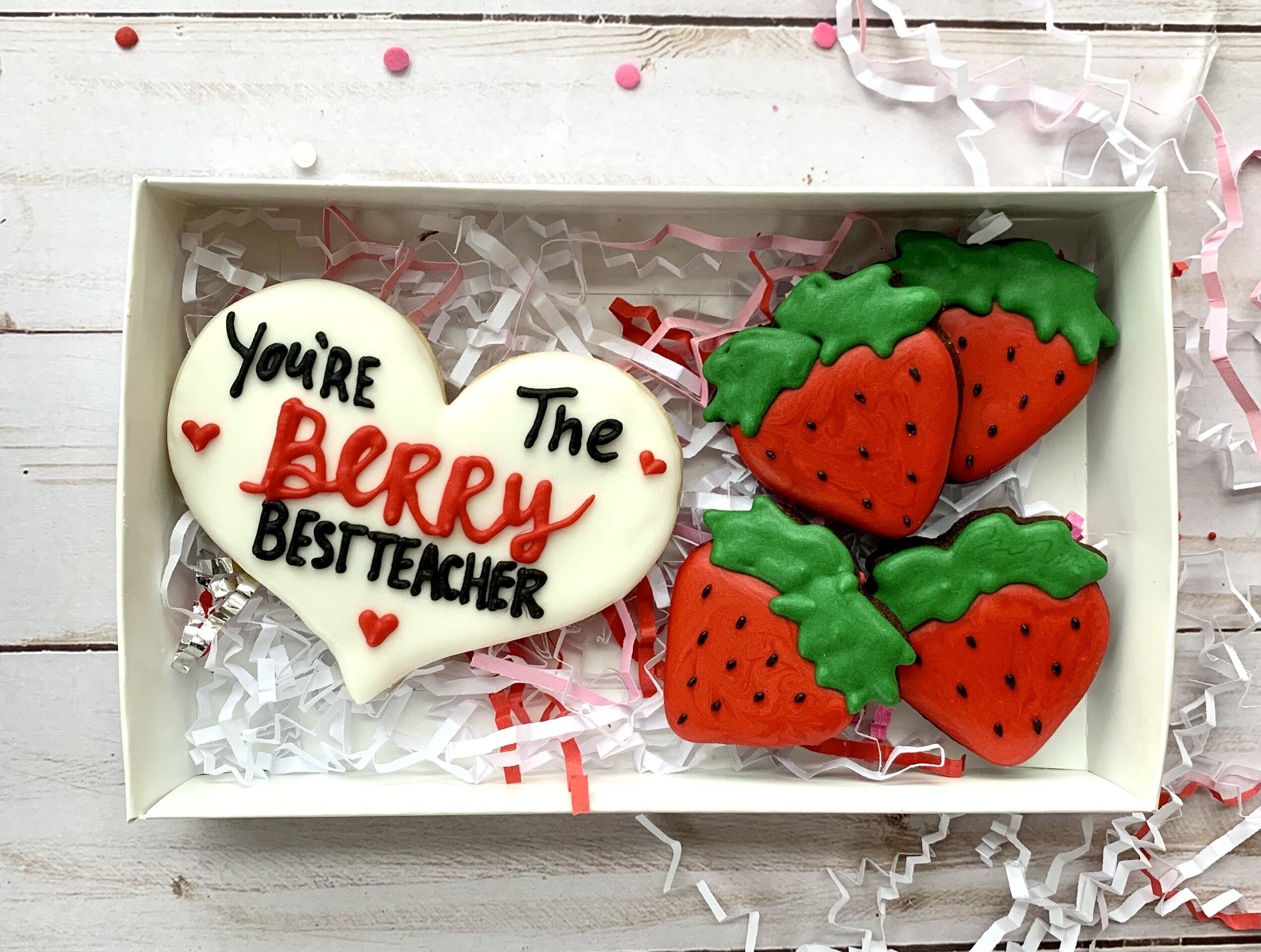 Berry Best (Teacher & Non Teacher option) Cookie Box Set