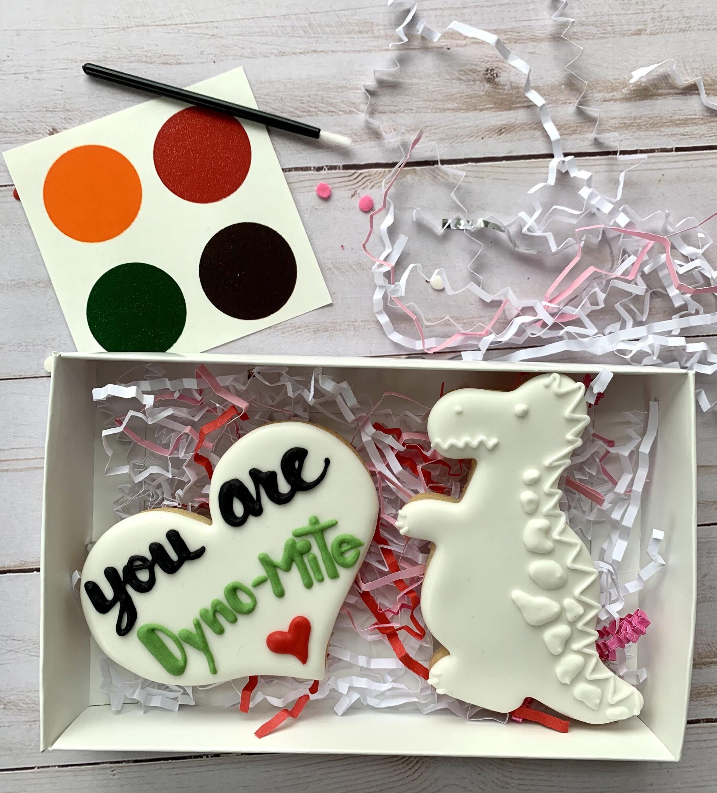 Paint Your Own Cookies Dino