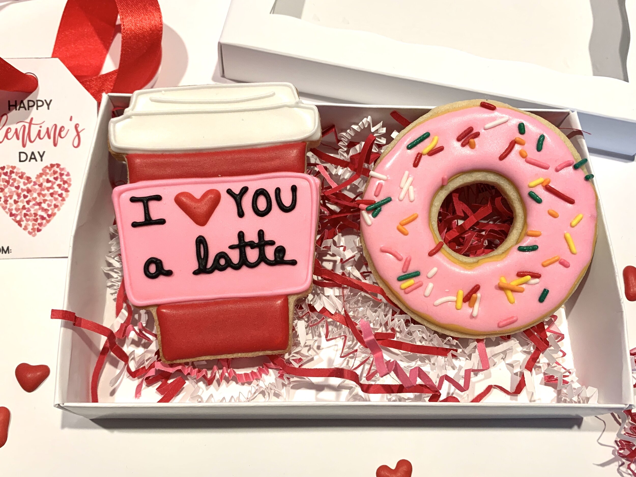 Latte Donut Cookie Box Set
