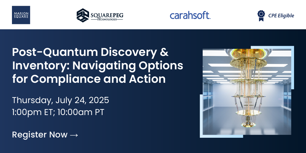 Post-Quantum Discovery & Inventory: Navigating Options for Compliance and Action