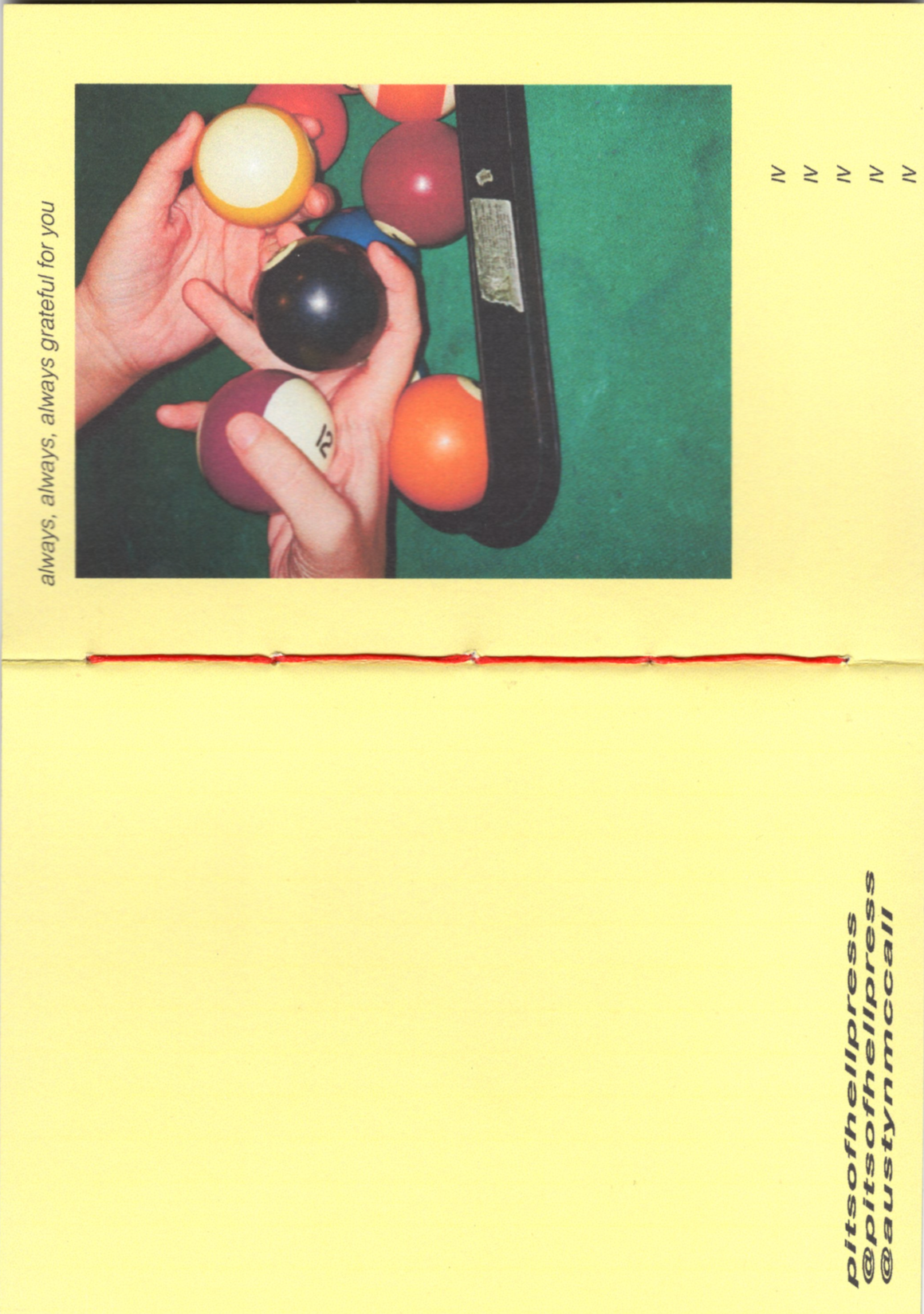 always always always grateful for you (IV)