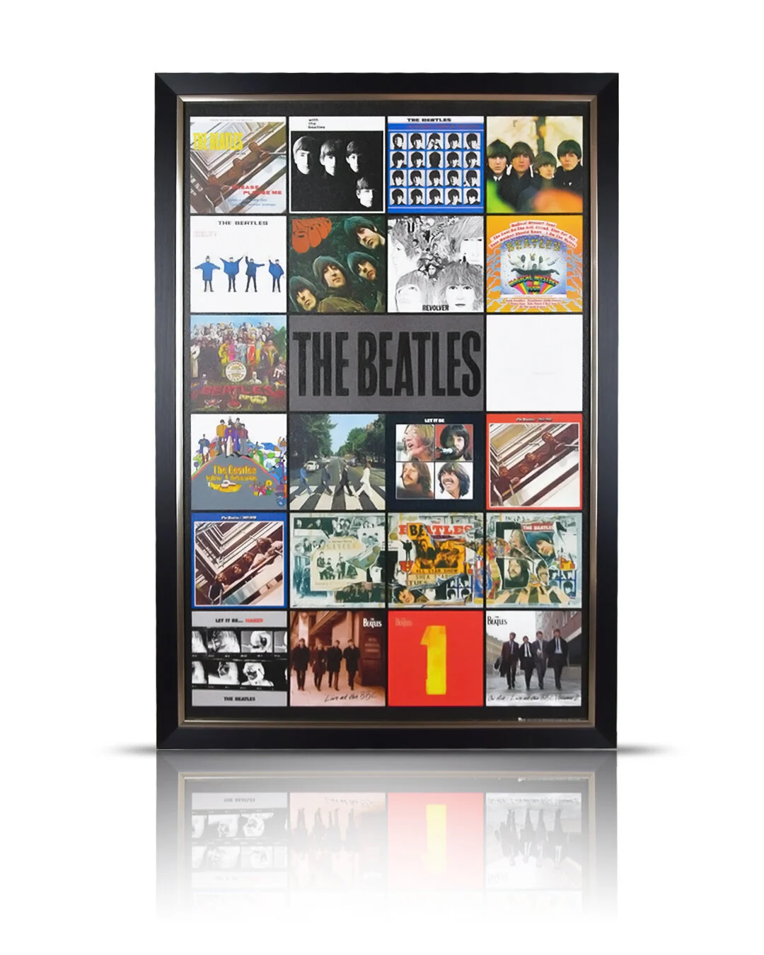 Beatles Album Collage
Frame Size: 27 X 39"