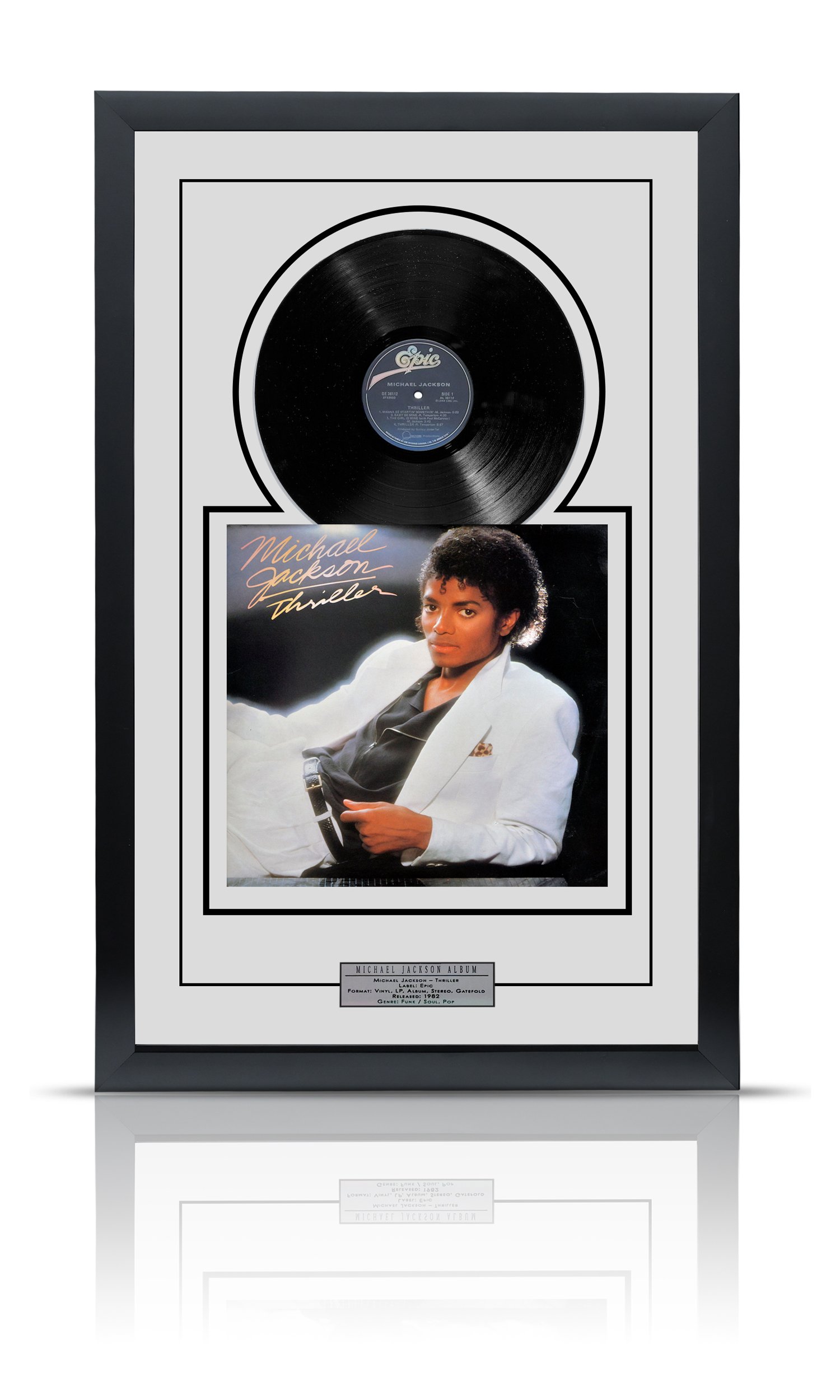 SOLD- Michael Jackson – Thriller.  Frame Size 23 x 35"