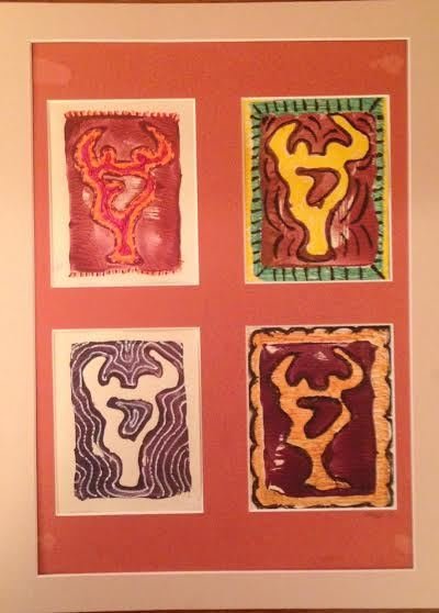 "Barra Hustle, Group of Four,"  4 @ 4 in x 6 in, 2022.