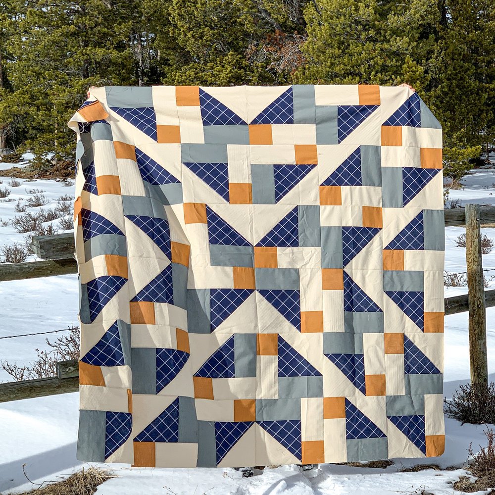 Miss Direction Quilt Pattern- A modern, beginner-friendly quilt design —  Wellspring Designs Quilting