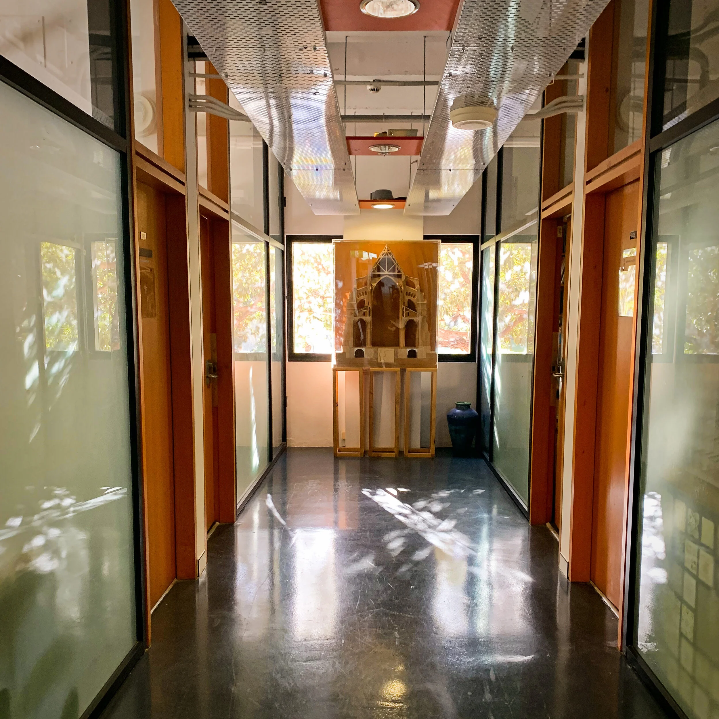 The corridor in Wilkinson building, Camperdown, NSW