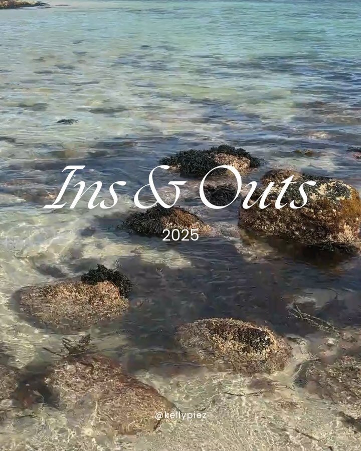 What are your ins and outs for 2025? This was such a valuable little exercise. Take the time to jot down what you&rsquo;re inviting &lsquo;in&rsquo; for the year ahead and what&rsquo;s not serving you and &lsquo;out&rsquo;. Think of it as a life stoc