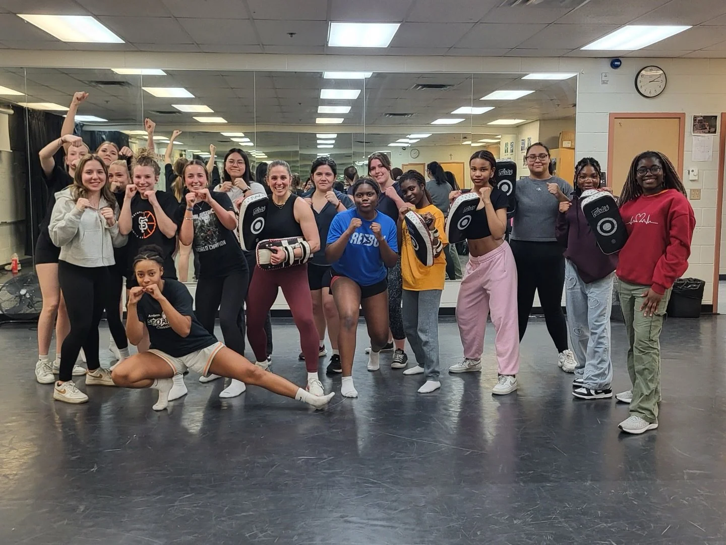 In honour of International Women&rsquo;s Day, I spent the afternoon at St. Francis High School with these incredibly fierce young women. 

We put on the gloves, learned some kickboxing basics, and talked about how strength isn&rsquo;t just physical.
