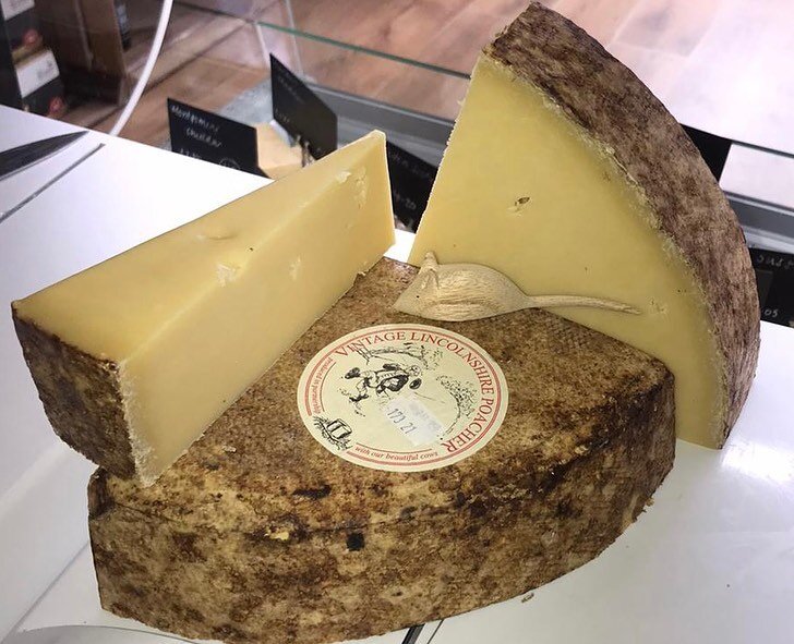 We have two superb new English cheeses in the chiller from tomorrow; Vintage Lincolnshire Poacher, one part Cheddar, one part Comte to give a fabulous blend of savoury and sweet, along with Maida Vale, a lovely semi soft cheese, rich and buttery with