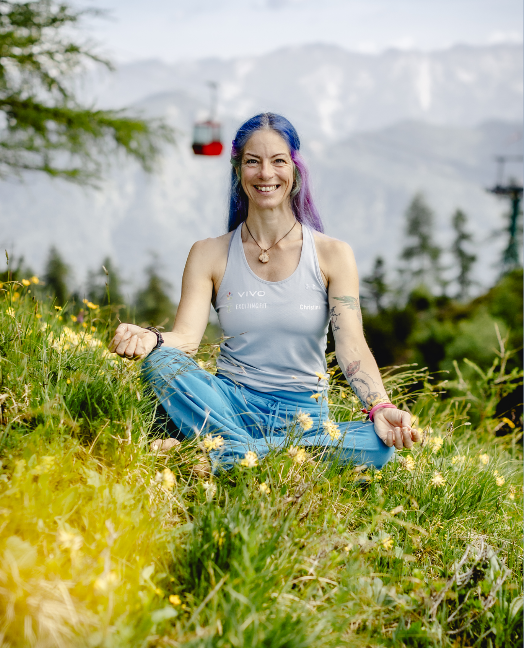 Yoga am Berg (kostenlos) / Jeden Freitag ab Anfang Juni bis Anfang September 2026 um 9:30 Uhr mit Christina Herbst vom ExcitingFit