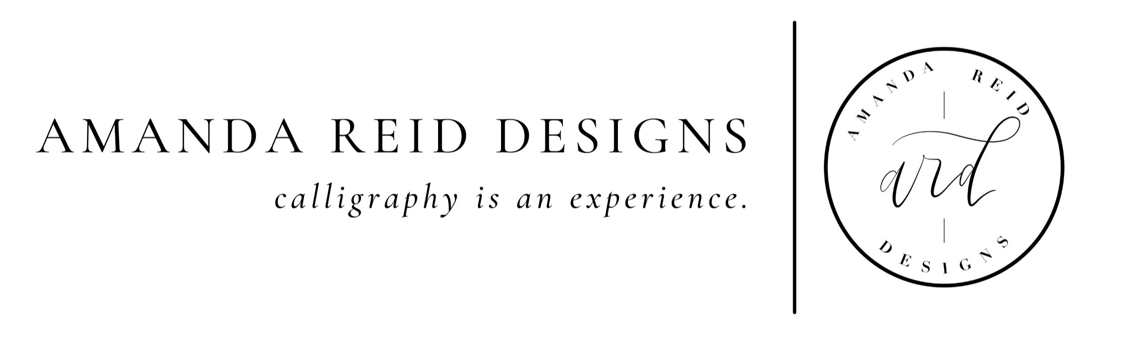 Beginner Modern Calligraphy Workbook — Amanda Reid Designs
