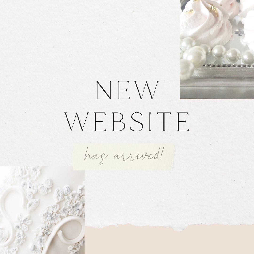 Whoo hoo, it's actually happening!
🤍
Sending some new website love your way this morning. My new website is LIVE!!!
🤍
Same name, same philosophy but now totally reflective of my existing and future wedding clients &amp; the wedding cake design jour