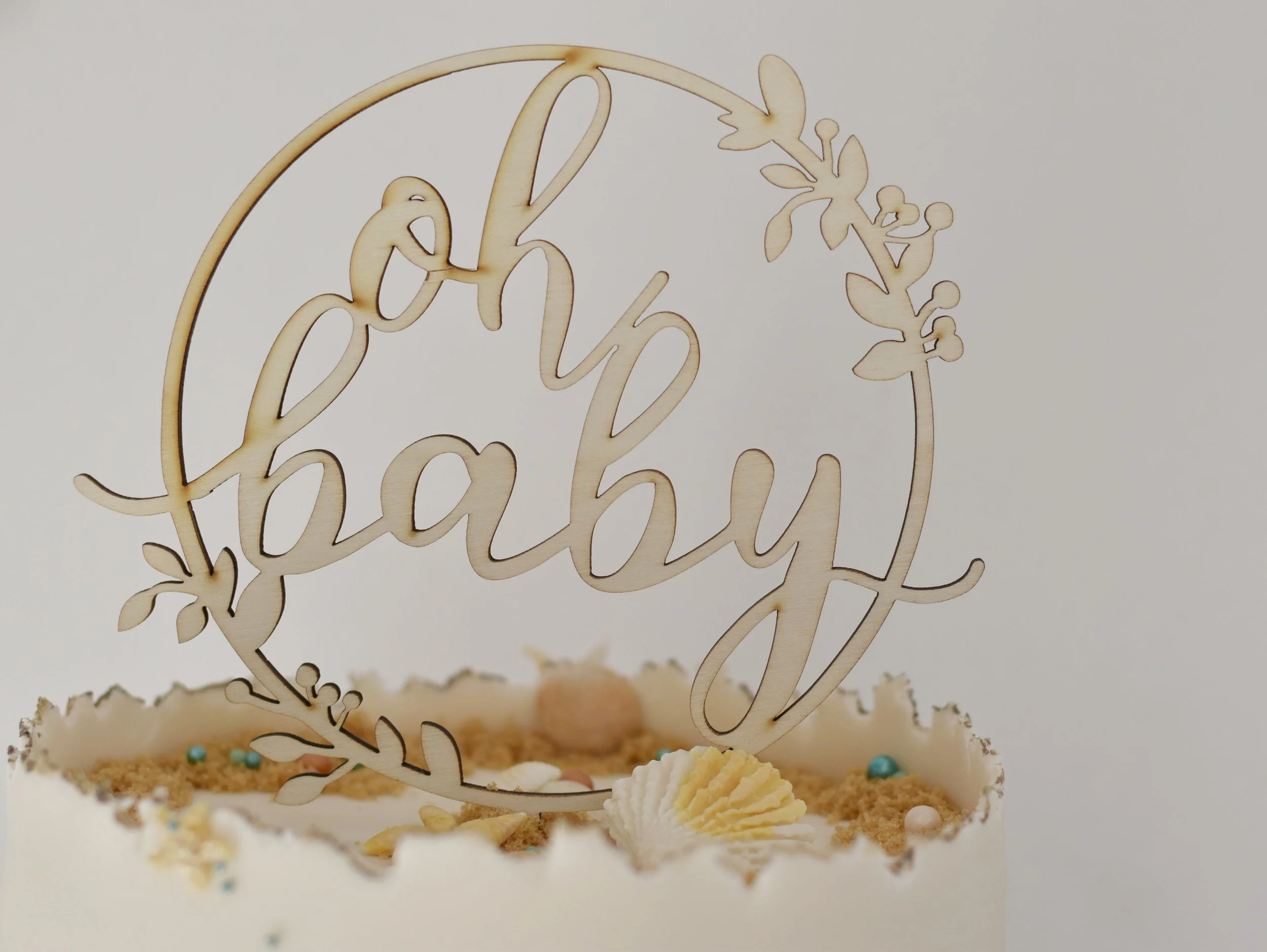 Baby Shower Cake Topper