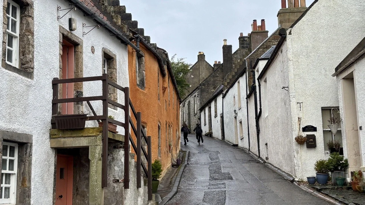 蘇格蘭 Culross 的古老街道與歷史建築