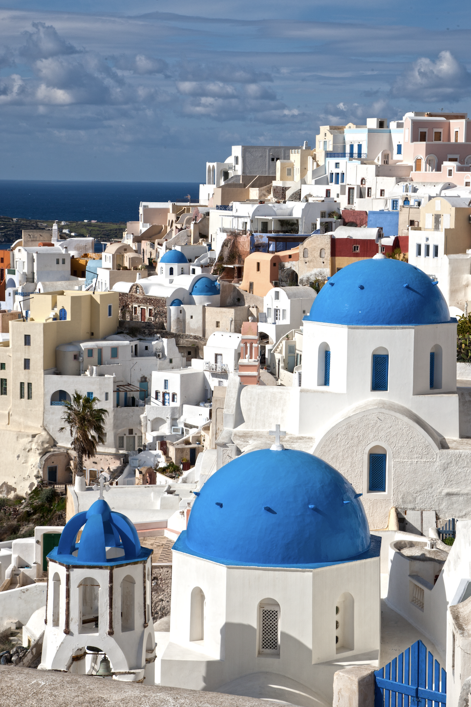 Santorini/blue domes/ Artisanal photographic prints/Museum-quality prints/Collectible photographic artwork/Signed and numbered prints/Fine art photography for sale/Artistic expression through photography/Evocative visual storytelling/Professional pho