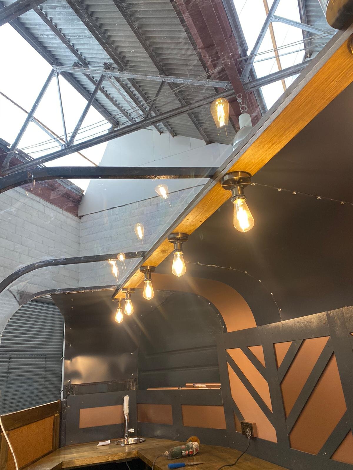 New roof and lighting