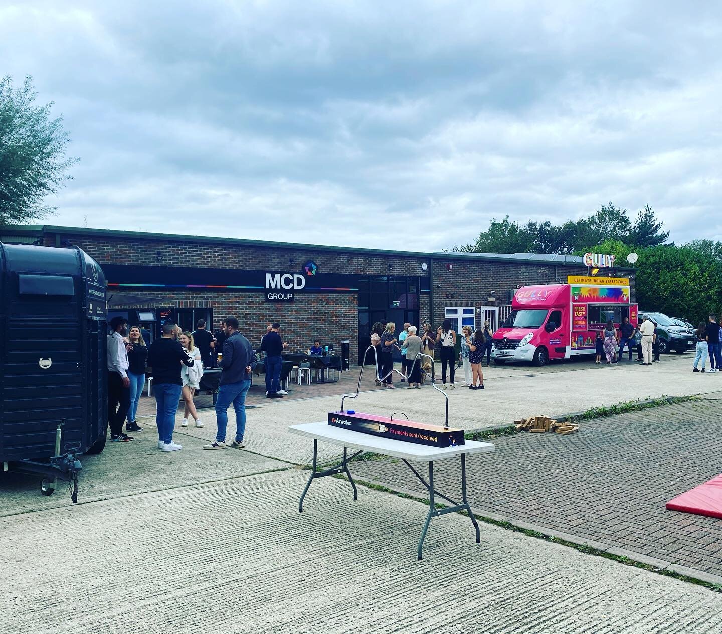 Don&rsquo;t forget we do corporate events (not just weddings). Today we are delighted to be at @mcdgroupltd with our bar celebrating the opening of there new offices #thefairsaddler #mobilebar