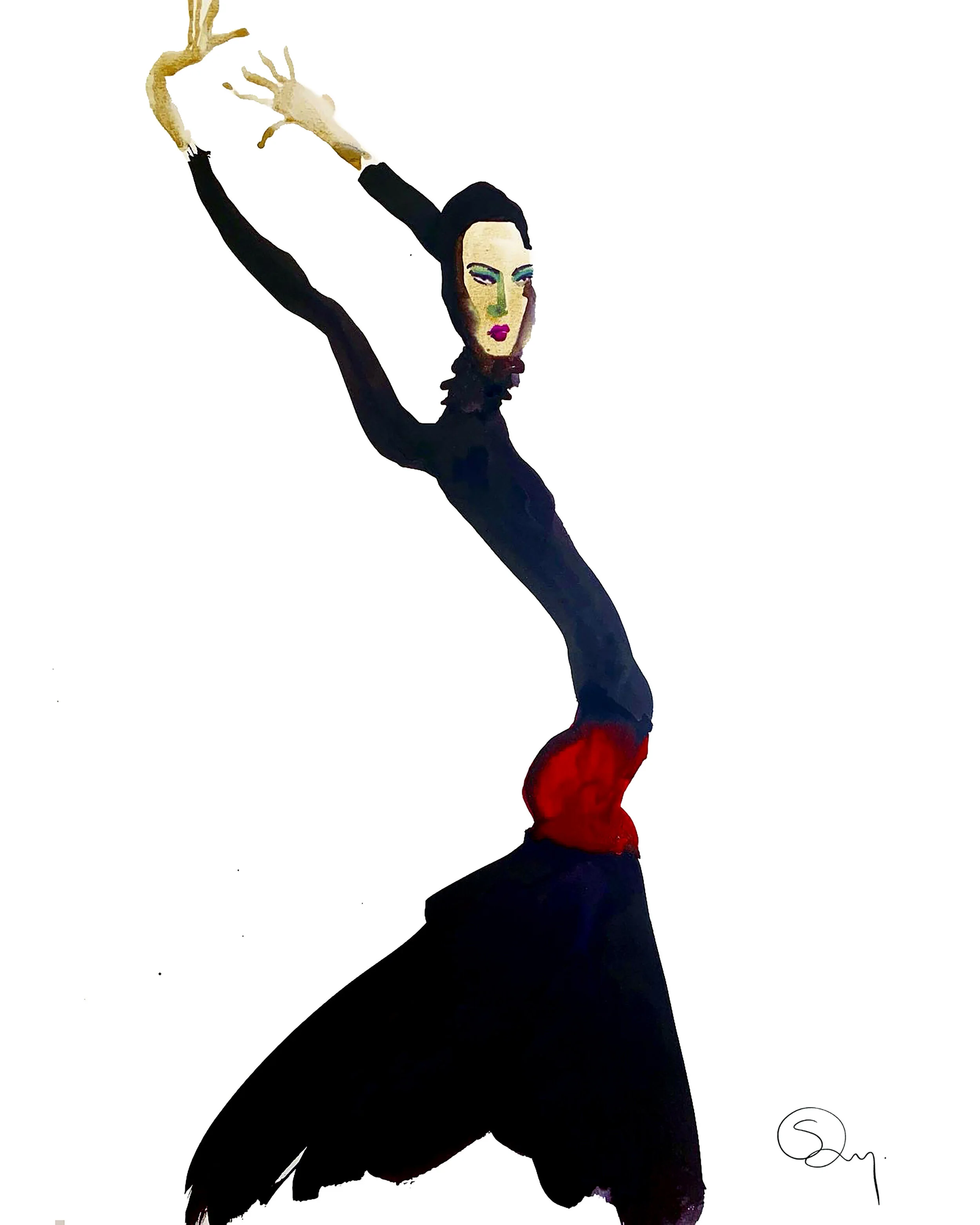 Strick a Pose #3 Size A2.JPG