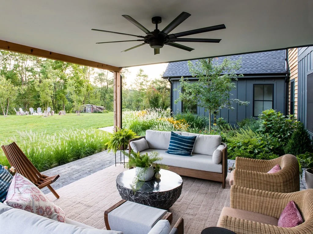 The interiors are designed by STEPHANIE BRADSHAW and were designed with the exterior gardens, designed by FORM Garden Design in mind.