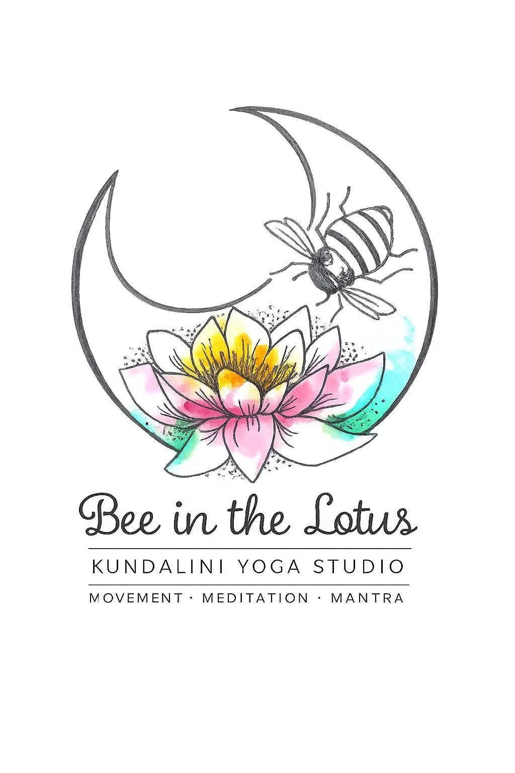 Bee In The Lotus