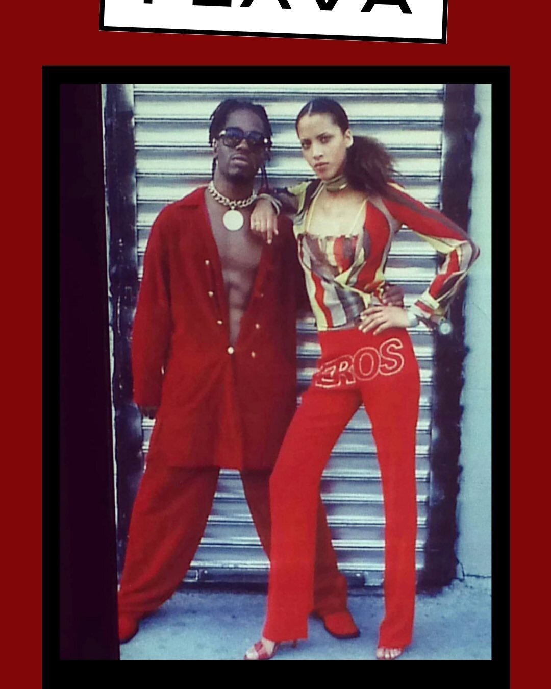 &ldquo;Drama &amp; Flava&rdquo; featuring LaRonz Murray and Noemie Lenoir captured by the legendary, Jamel Shabazz. #fashion #newyork #art #jamelshabazz #posingbeauty #history #legend
