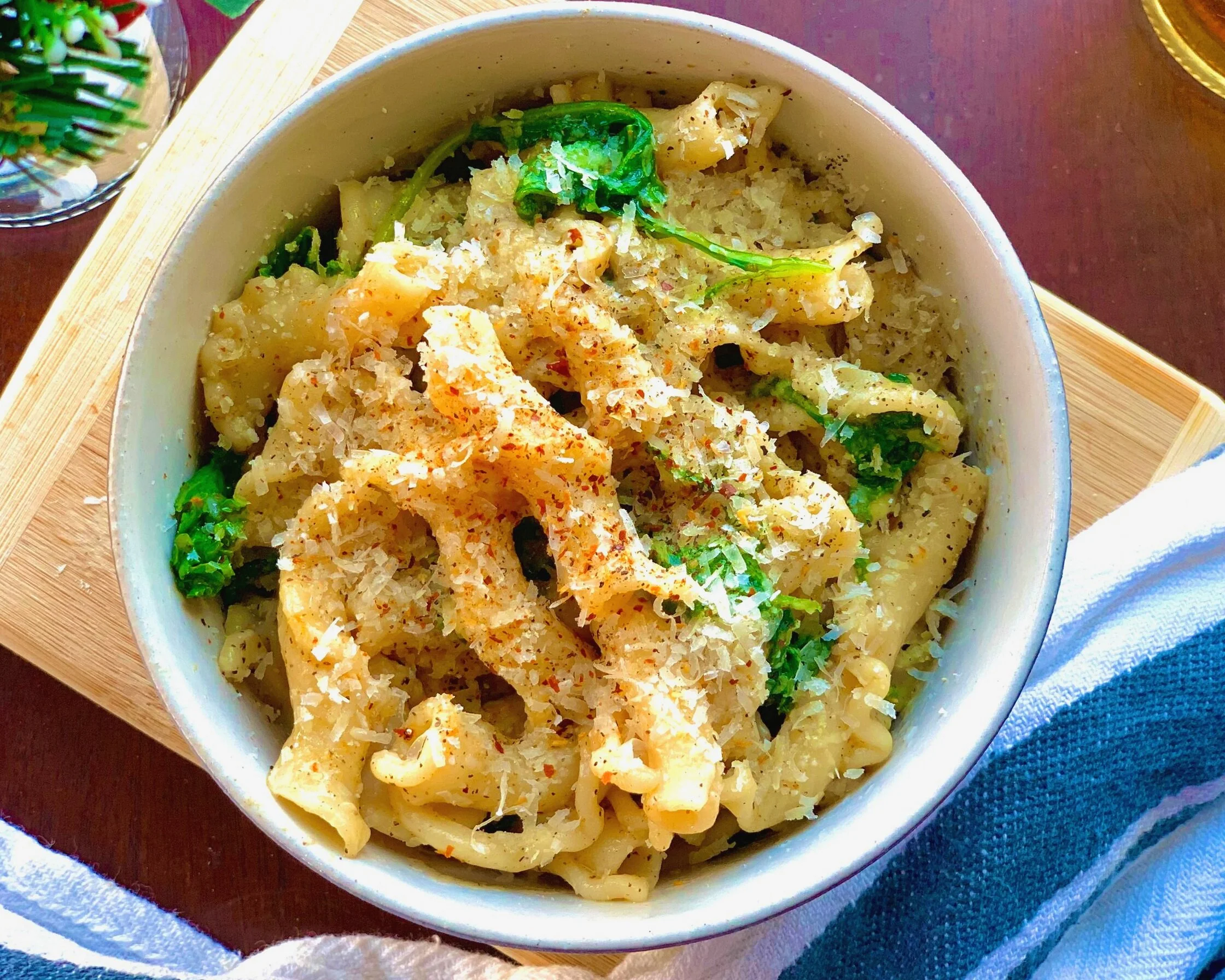 Spicy Green Cacio e Pepe