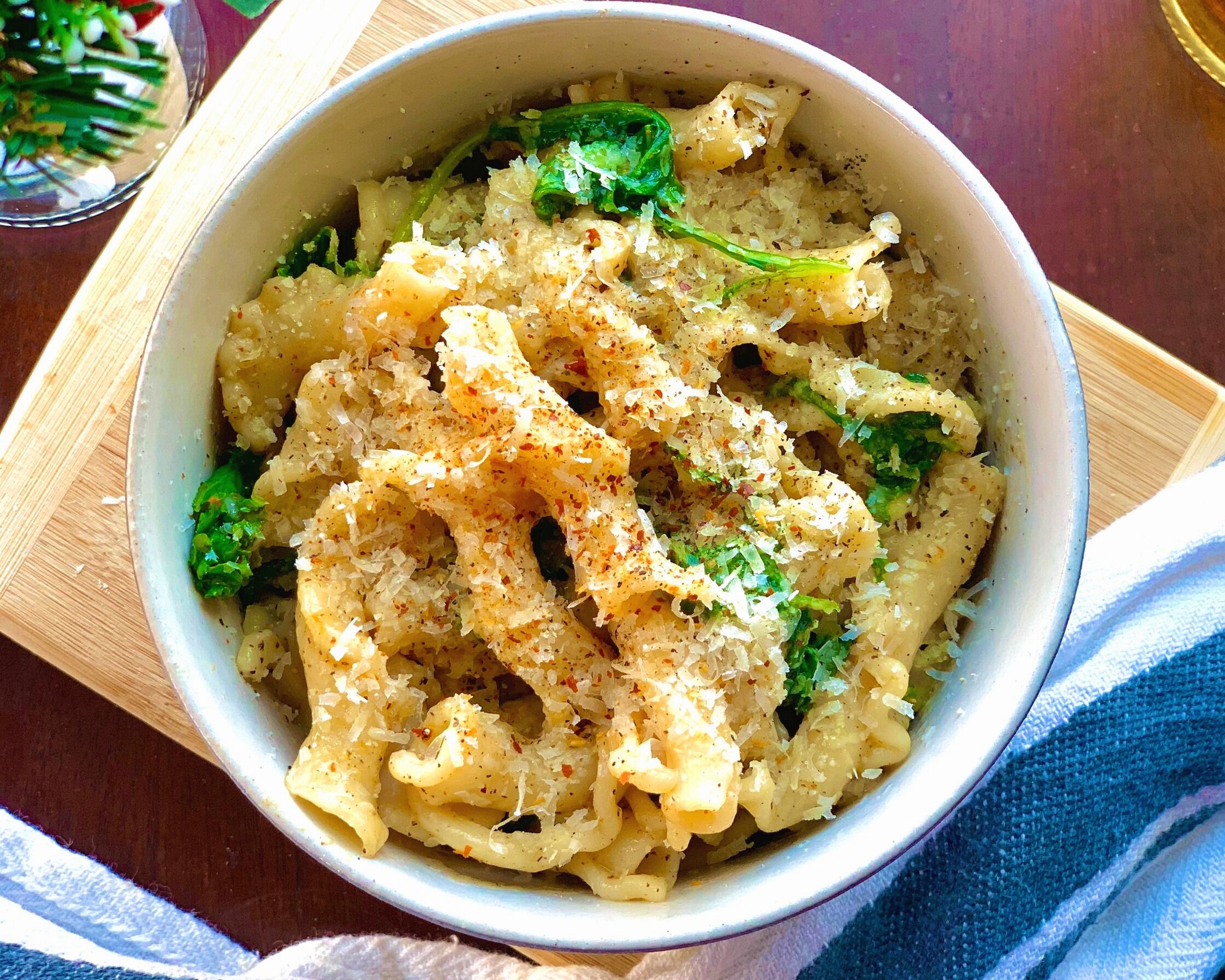 Spicy Green Cacio e Pepe